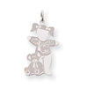 Sterling Silver Warm Fuzzies Cuddle Charm