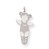 Sterling Silver Prima Ballerina Cuddle Charm