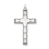 Sterling Silver Laser Designed Cross Pendant