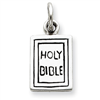 Sterling Silver Antiqued Holy Bible Charm