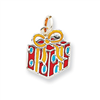 Sterling Silver Enameled Gift Charm
