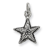 Sterling Silver Antique Starfish Charm