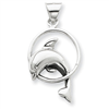 Sterling Silver Dolphin Charm