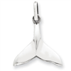Sterling Silver Whale Tail Charm