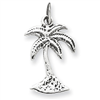 Sterling Silver Palm Tree Charm