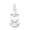 Sterling Silver Hope, Faith, and Charity Charm