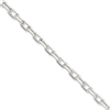 Sterling Silver Diamond-cut  Open Link Cable Chain