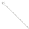 Sterling Silver 1.5mm Diamond-cut Rope Chain