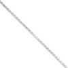 Sterling Silver 1.7mm Diamond-cut Rope Chain