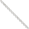 Sterling Silver 6.5mm Rolo Chain