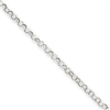 Sterling Silver 2mm Rolo Chain Anklet