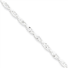 Sterling Silver 2mm Singapore Chain Anklet