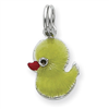 Sterling Silver Enamel Duck Charm