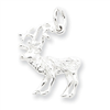 Sterling Silver Deer Charm