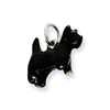 Sterling Silver Enameled Small Scottish Terrier Charm