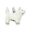 Sterling Silver Enameled West Highland Terrier Charm