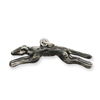 Sterling Silver Enameled Greyhound Dog Charm
