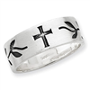 Sterling Silver Cross Design Ring