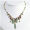 Sterling Silver Citrine/Amethyst/Peridot/Kyanite/Jasper Necklace chain
