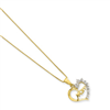 Sterling Silver & Vermeil Diamond Mom Necklace chain