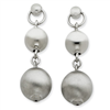 Sterling Silver Bead Dangle Earrings
