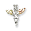 Sterling Silver & 12K Sm Angel Necklace chain