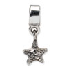 Sterling Silver Reflections Kids Starfish Dangle Bead