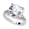 Sterling Silver Fancy CZ Ring