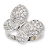 Sterling Silver CZ Butterfly Ring