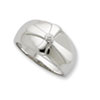 Sterling Silver Purity Mens Ring