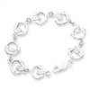 Sterling Silver Claddagh Bracelet