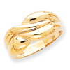 14k Polished Twisted Dome Ring