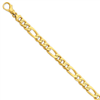 14k 7mm Polished Fancy Link Bracelet