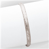 14k 4/16 WG Florentine Engraved Hinged Bangle