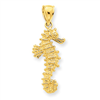 14k Sea Horse Pendant
