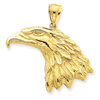 14k Eagle Head Pendant
