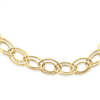14K Adjustable Oval Link Necklace chain