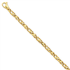 14k 5.25mm Fancy Link Chain bracelet