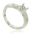 Platinum Engagement Mounting Ring