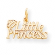 10k Little Princess with Crown Charm