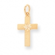 10k DI-CUT CROSS CHARM