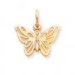 10k BUTTERFLY CHARM