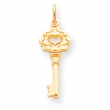 10k Solid Key Charm
