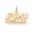 10k I Love My Husband Charm