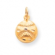 10k BASEBALL CHARM