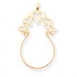 10k 5 Hearts Charm Holder