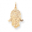 10k Filigree Chamseh Charm