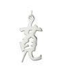 Sterling Silver "Daughter" Kanji Chinese Symbol Charm