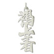 Sterling Silver "Browncoat" Kanji Chinese Symbol Charm