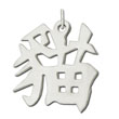 Sterling Silver "Cat" Kanji Chinese Symbol Charm